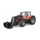 Trattore  Massey Ferguson 7600 con Benna - Bruder 003047 